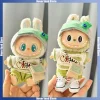 For 17cm Labubus Mini Doll Clothes Outfit Hat Bag Clothes Shoes Labubu II Doll Accessories Cultivate Sitting Party Game Toys 3