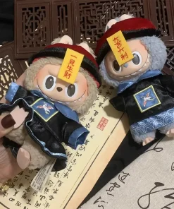 Cute & Auspicious Zombie Replacement Labubu Outfit Little Monster Good Luck Mini Clothes for V1/V2 Labubu Dolls Interesting Gift