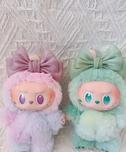 Labubu Ropa Bow Hair Band Plush Doll Accessories For Labubu V2 V3 3.0 Big into Energy Series Doll Clothes Outfit Accessories