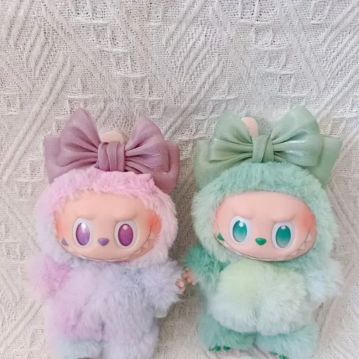 Labubu Ropa Bow Hair Band Plush Doll Accessories For Labubu V2 V3 3.0 Big into Energy Series Doll Clothes Outfit Accessories