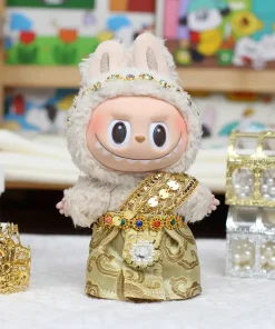 Only 17cm Labubu Baby Clothes Vinyl Doll Pendants Doll Clothes Thai Clothes Labubu Thai Style Clothes Cute And Fashionable Set