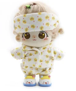 Shirt shorts doll clothes accessories for 20cm cotton doll pajamas suit photo props cartoon mini blouse pants set