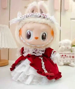 38cm Labubu Clothes Doll Spring Cute Costume Suit Baby Dress Wedding Dress Baby Dress Suit Cute Decorative Small Clothes