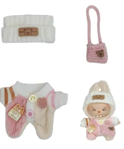 1st & 2nd Generation Keychain Labubu Doll Outfit Vinyl Blind Box Baby Clothes Set - Cute