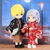 17cm Labubu I II Cute Plush Doll’S Clothes Idol Dolls Sitting Party Baseball Cap Flower Skirt Accessories For Korea Kpop Exo 2
