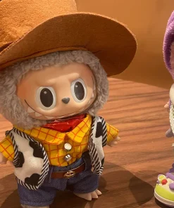 Raab Cloth Clothes 17cm Baby Clothing Fashion Woody Judy Overalls Suit Kawaii V1 V2 Doll Clothing Accessories Without Dolls.