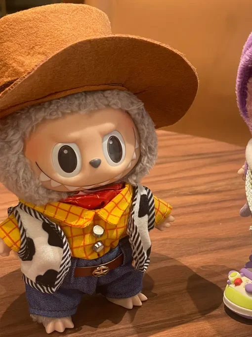 Raab Cloth Clothes 17cm Baby Clothing Fashion Woody Judy Overalls Suit Kawaii V1 V2 Doll Clothing Accessories Without Dolls.