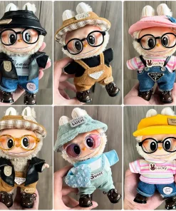 The First And Second Generation 17cm Labubu Pendant Cute Baby Dress Labubu Blind Box Is A Children'S Gift Set That Can Be Worn