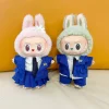 17cm Labubu Doll Outfits Designer Luxury Labubu Doll Clothes UniformeClothes Plush Toys Clothes Labubu Clothe Doll Accessories 3