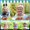 Only Clothes 17cm Pendant Labubu Doll Clothes Spring Summer Colorful Dress Set Baby Dress For Labubu First And Second Generation