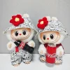 Labubu clothes suspenders trousers bib pants overalls for 15cm 17cm Labubu V1 V2 doll clothing accessories