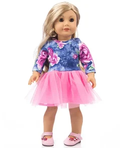 18Inch Girls Doll Dress Multiple styles 45cm Baby Doll Outfit Skirt Reborn Doll New Born Baby Doll Clothes Accessories Girl Gift