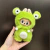 Labubu Doll Clothes Summer SeaStar Sand Overalls Labubu I II Idol Dolls Plush Doll’S Clothes Sitting Party Accessories 2