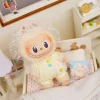 Doll Clothes For Labubu 15/17cm V1 V2 V3 Plush Idol Doll Yellow Pajamas Series Decoration Accessories Fans Gift