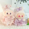 Mini Plush Doll’s Clothes Outfit Accessories for Labubu Idol LUKY CAT Lilla Fashion Luxury Overalls DIY Clothing Gift 2