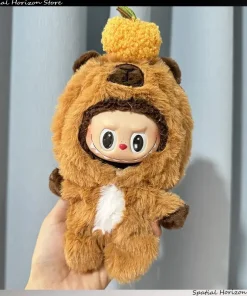 15/17cm Mini Plush Doll's Clothes Accessories for Korea Kpop Svt Labubu Idol Dolls Capybara Onesie Clothing DIY Gift