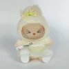 Clothes only] LABUBU blind box first generation second generation Labubu doll bib suit Labubu pendant pink hat pants dollclothes 2