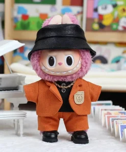 Mini Doll'S Clothes Outfit Accessories For 15-17cm Ropa Labubu and 10cm cotton doll handsome suit Clothing