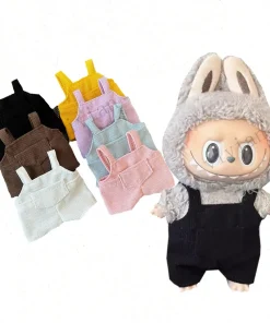 Mini Doll'S Clothes Outfit Accessories For Korea Kpop Exo 15-17cm Labubu Idol V1 V2 Pocket overalls Clothing Gift