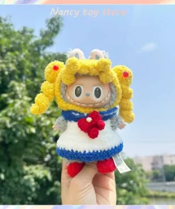 17cm Labubu Peripherals Sailor Moon Tiger Astronaut Three Eyed Boy Set Clothes Series Replaceable Cloths ﻿Gifts Collections