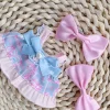 Kawaii Shark Onesie for Mini Doll 17cm Cute Plush Doll’s Clothing Outfit Labubu ldol Dolls Clothing Accessories 3
