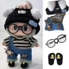 Mini Doll’S Clothes Outfit Accessories For Korea Kpop Exo 15-17cm Labubu Idol V1 V2 Green Yellow Raincoat hat set Clothing Gift 2