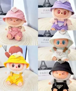 For 17cm Labubus Mini Doll Clothes Outfit Hat Bag Clothes Shoes Labubu II Doll Accessories Cultivate Sitting Party Game Toys
