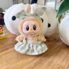 For 15-17 cm Labubu Clothes outfit Labubu Sitting Party Bear Label Scarf Hat Bag Dolls Accessories Cute Decoration 3