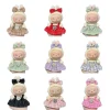 For 15/17cm labubu raincoat v1/v2/v3 clothes outfit 10cm cotton doll clothes animal poncho raincoat hooded cape Doll Accessories 2