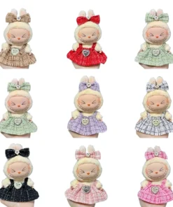17cm Labubu 3.0 Plush Doll Skirt- Adorable Skirt Set for DIY Clothes Accessories Gift