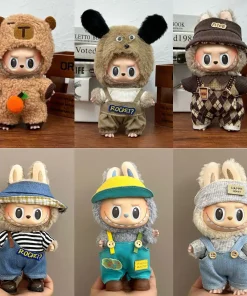 Cute Doll Clothes Outfit For 17cm Labubu V2 V1 Doll's Kawaii Clothing Different styles Cosplay dress Kid Toy Gifts For Labubu