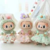 Brand new 17cm Labubu clothing plush toy set cute clothes DIY V1 V2 clothes  children’s gift hair accessories 2