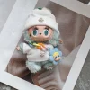 17cm Labubu I II Idol Dolls Clothes Pink Skirt Outfit Accessories for Korea Kpop Exo Clothing Plush Doll’S Clothes 3
