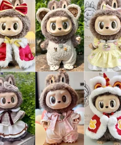58cm Plush Doll'S Clothes Zimomo Outfit Cute Dolls Clothing Decoration Large Clothes Onesie Suit Princess Dress Doll Accessories