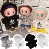Labubu Doll Clothes Fashion Hoodie, and Pants Set Labubu Idol V1 V2 Dolls Clothing Accessories 15/17cm Plush Doll Universal