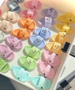 (Shoes Only)17cm Labubu Accessories Shoes Dolls Can Wear Shark Slippers Fun and Stylish Casual Shoes for Playtime