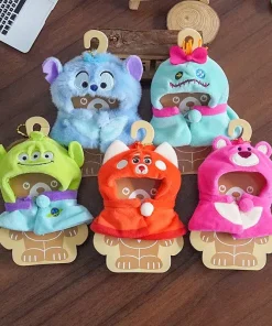 New Doll Cosplay Clothes Kawaii Anime Stitch Alien Lotso Plush Doll Cape Changes Cute Cartoon V1 V2 Labubu Clothes Gifts