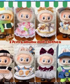 Only Clothing For Labubu Doll First Second Generation High Quality Clothes Decoration Set Cute Soft Fashionable Dress Suit Kawai