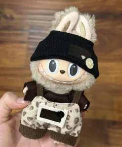 Cute Mini Plush Doll Clothes Outfit for Korea Kpop Exo Labubu V1 V2 Idol Leisure Clothes Outfit Accessories