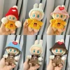 17cm Mini Plush Doll’S Clothes Outfit Accessories For Korea Kpop Exo Labubu Idol overalls pants set Macaron doll Clothing Gift 3