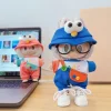 Plush Doll’S Student Clothes for Outfit Korea Kpop Exo Labubu Idol Dolls Clothing Fashion Outfit With Bag Shoes Overalls 3
