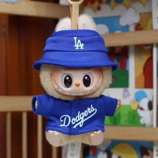 Only Sale Clothes New 17cm Labubu Baseball Uniform Doll Costume Heart Pounding Macaron Dressing Full Of Handsome Dress Up Gifts