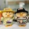 Labubu I II Idol Dolls Sitting Party Clothing Outfit 17cm Mini Plush Doll’S Clothes One-shoulder ABC Overalls Accessories 3