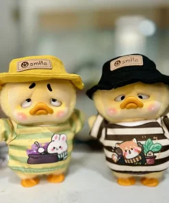 Annoying Duck Bib Pants Hat Suits Duck Upset Duck Clothing Plush Series Cute Baby  Accessories Small Yellow Duck Doll Clothes