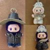 for 17Cm Plush Doll For Labubu Clothes Accessories Pants Skirts Cute Overall Doll Suspender Dress Holiday Gifts 2