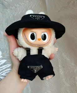 For 17cm Labubus Mini Doll Clothes Outfit Hat Bag Clothes Shoes Labubu II Doll Accessories Cultivate Sitting Party Game Toys