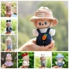 Only Clothes 17cm Labubu Doll Costume Little Yellow Duck Back Pants Labubu Doll Fashionable Plush Toy Doll Outfit Change Cute 3