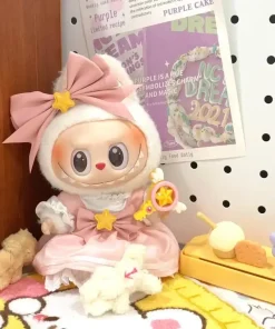 For 17 cm labubu v1/v2/v3 doll cloth skirt clothes Dolls Accessories Cute Decoration for Labubu Outfit Fashionable Accessories