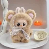 Mini Doll’S Clothes Outfit Accessories For 15-17cm Ropa Labubu and 10cm cotton doll Leopard print skirt hat shose Clothing 3