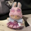 For 17cm Labubu Doll Clothing Accessories Clothes Zipper Sweater Camera Pack 3